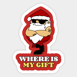 Where Is My Gift - Christmas Loading Sticker